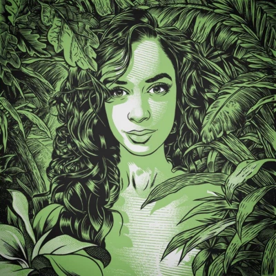 Craig Horky - Chelsea in the Woods Art Print