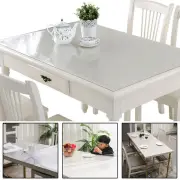 Table Mat Transparent Dining Rooms For Kitchens Oil Resistant Table Cover