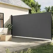 Generic Retractable Side Awning Anthracite 220x500 cm