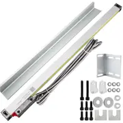 1 Axis Lathe Linear Scale 550mm with Accuracy 0.0002" Optical Length Precision Linear Scale Aluminum Body for Mill Milling Lathe Machine with Accessories