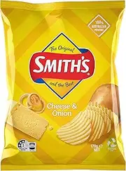 Smith’s Cheese and Onion Crinkle Cut Potato Chips 170g