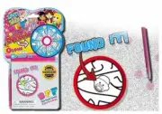 Squiggle Spin and Seek Hidden Pictures Travel Game with Highlighter - BFF Design