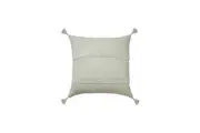 Indra Tassel European Cushion (Grey) - 65 x 65cm