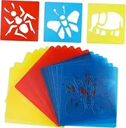 1 Set Animal Stencils for Crafts Reusable Large Painting Templates Versatile Shapes for Walls Floors Durable Dinosaur Butterfly