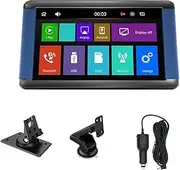 Peakloong 7Inch Car Capacitive Touch Screen Wireless CarPlay and Android Auto Car Portable Multimedia Player Navigation Screen,B Accessories