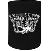 Alcohol Stubby Holder - Excuse Me Kiss The Sky - Funny Novelty Birthday Gift Joke Beer Can Bottle