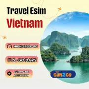 Travel eSIM for VietNam 7 to 30 Days Highspeed 4G Data Unlimited 3G Call &SMS