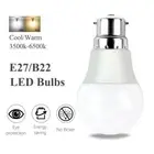 Energy Saving LED Bulb Lights E27/B22 Lamp Cool/Warm White Indoor Globe 6X/10X
