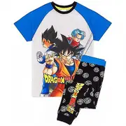 Dragon Ball Z Boys Goku Pyjama Set Grey/Blue 9-10 Years