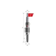 Glow Plug For Fiat Doblo Palio Punto Strada 1.9 D 46530556