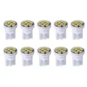 10PCS 12V White T10 8SMD Interior Instrument Panel Dash LED Light Bulbs