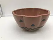 Ceramic 8in Fall Brown Pumpkin Serving Bowl CC01B54009