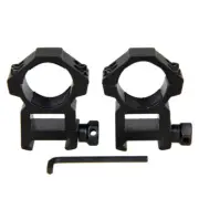 30mm 25.4mm Scope Ring Mount Rifle Dovetail for 11/20mm Picatinny Rail Low/High