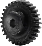 Motor Pinion Gear 1.5M Spur Gear 12T-60T Metal Transmission Gear Steel Pinion 1.5 Mod 12 15 20 25 30 35 40 50 60 Teeth Motor Parts Accessories (Size : 1.5M 40T Bore 8mm) (Size : 1.5M 25T Bore 6mm)