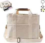 [Generic] GilmoreGlee Tote Bag, GilmoreGlee Everyday Tote Bag with Compartments, Multi Pockets Crossbody Tote Bag for Women