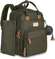 Baby Diaper Changing Bag Mummy Nappy Backpack Hospital bag with Changing Mat
