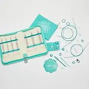 KNITPRO Mindful Set Believe 36302DE Stainless Steel Lace Needle Tips Set + Accessories German Edition
