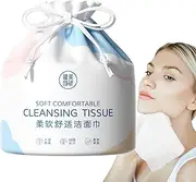 Yulokdwi Facial Wash Cloth, Makeup Remover Dry Wipes, Roll-Style Facial Cleansing Towels, Makeup Remover Cotton Soft Towel for Travel, Hotel
