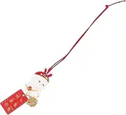 Levemolo Elegant Rabbit Pendant for Car 2023 Year Rabbit Ornament Adorable Decorative for Home Office