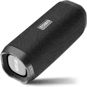 TOZO PA2 Bluetooth Speaker with Three EQ Modes, 25H Playback, Supported Calls, Waterproof Portable Wireless Speaker with Dual Dynamic Coil Drivers Stereo Sound Perfect for Home and Outdoors Black