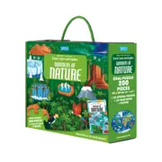 205pc Sassi Travel Learn & Explore Kids Puzzle & Book Set The Wonders of Nature