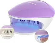 TOUCHBeauty Mini Nail Dryer for Regular Polish: 2 in 1 Nail Dryer with Fan and UV Light - Portable Electric Manicure Tool for Quick Drying of Regular Polish at Home - Perfect for Kids