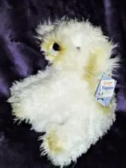 AURORA FLOPSIES Scoodle white puppy dog plush NWT poodle & scottish terrier 8"