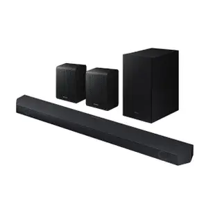 【SAMSUNG 三星】5.1.2 聲道 無線藍芽聲霸 Soundbar + 無線後環繞喇叭(HW-Q600C/ZW+SWA-9200S)