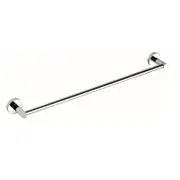 600mm BK RUND Chrome/Matt Black/Brushed Nickel/Brushed Gold/Brushed Gun Metal/Brushed Bronze Brass Single Round Bars Towel Rails