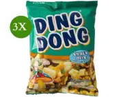 3 Pack X Ding Dong Snacks Mix Nuts Original Flavor (70 Gram)
