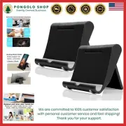 Adjustable Foldable Phone Stand with Anti-Slip Base - Ergonomic Support, 2 Pack