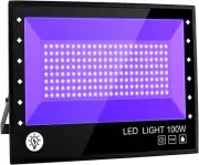 BOSITE UV Black Light, Spotlights 395Nm 100W UV LED Floodlight IP66 Waterproof U