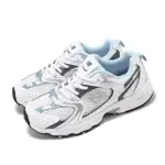 【NEW BALANCE】休閒鞋 530 WIDE 中童 寬楦 白 銀 小朋友 透氣 緩震 運動鞋 NB(PZ530RA-W)