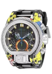 32804 Invicta Men 52mm Bolt Zeus Magnum Quartz Chrono Dual Movement Strap Watch