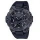 【CASIO 卡西歐】G-SHOCK 全黑色系G-STEEL碳核心防護構造_GST-B400BB-1A_49.6mm