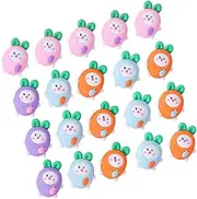 DOITOOL 20pcs Mini Carrot Erasers Funny Vegetable Pencil Erasers for Portable School Supplies for Xmas Party Favors Classroom Rewards for Pencils