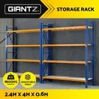 Giantz 4Mx2.4M Garage Shelving Warehouse Rack Pallet Racking Storage Shelf Blue