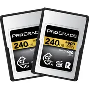 ProGrade Digital 240GB CFexpress 2.0 Type A (Gold) - 2 Pack