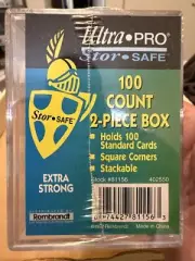 1 Ultra Pro Stor Safe 100 Count 2 Piece Display Card Case New Factory Sealed