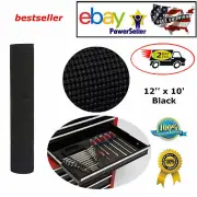 Black Tool Box Drawer Liner Non Slip Padded Shelf Foam Rubber Roll Mat 120"