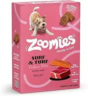 Zoomies Surf & Turf Salmon and Beef Treats for Dogs 200 g