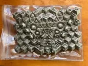 Threyda 4”x 3” 2018 Ben Ridgway Metal Art "Puzzle Box" Pin 46/50