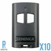 10 x NEW Genuine Beninca TO.GO-A 2 Button Garage/Gate Remote Control T2WV/T4WV