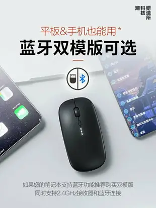 無線靜音鼠標可充電藍牙適用于蘋果華為小米聯想華碩筆記本電腦