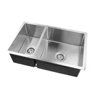 715*450*200mm Double Bowl Top/Flush/Undermount Sink 304 Stainless Steel