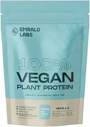 100% Vegan Protein | Emrald Labs | Recovery | Made from Fava Bean, Pea, Hemp & Rice Protein