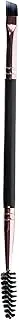 Dual-Ended Eye Brow Brush, Filling & Shaping Angled Brow Brush With Spoolie, Makeup Grooming Tool