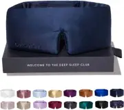 DROWSY Silk Sleep Mask. Face-Hugging, Padded Silk Cocoon for Luxury Sleep in