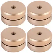 4pcs Aluminum Alloy Speaker Spike Pad Amplifier Ball Shockproof Isolation Stand