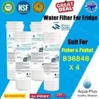4 x FISHER PAYKEL 836848 Replacement Refrigerator Water Filter Cartridge